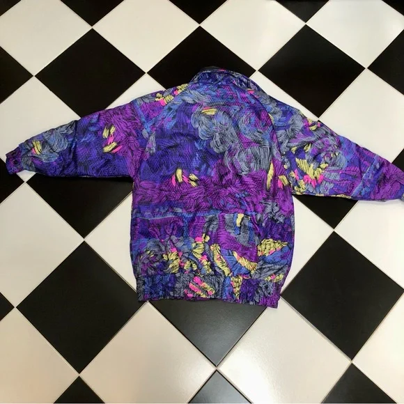 Vintage 80s 90s Obermeyer Renoir Ski Snowboard Jacket Coat Statement Colorful 6